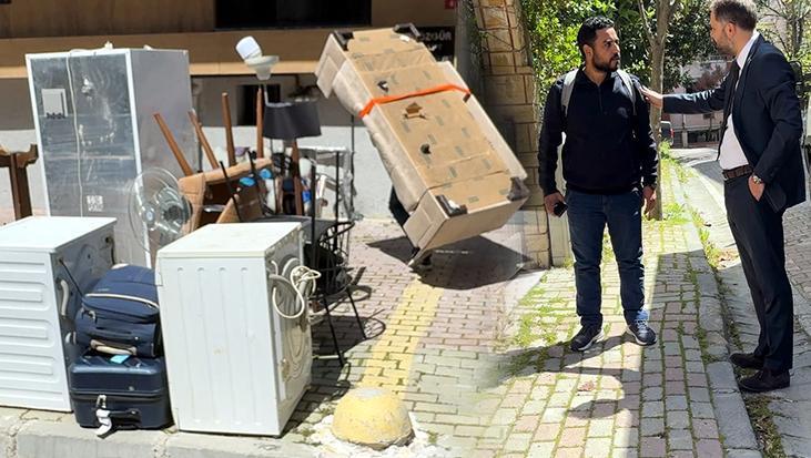 Avcılar’da Mısırlı kiracıya icra şoku! Ülkesinden döndü, eşyalarını sokakta buldu