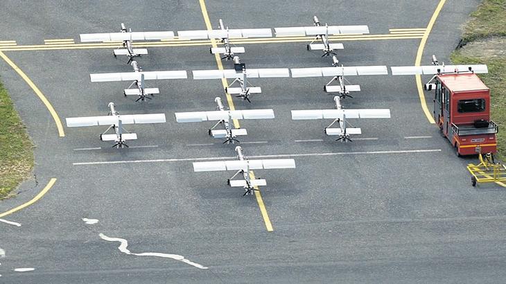 Beş ayrı türdeki 18 İHA ile harp oyunu