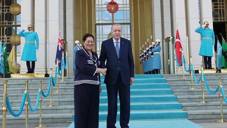 Cumhurbaşkanı Erdoğan, Yeni Zelanda Genel Valisi Kiro'yu kabul etti