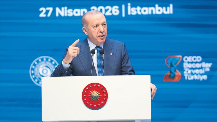 Erdoğan, OECD Beceriler Zirvesi’nde konuştu: Hedef 3 milyon gencimize istihdam