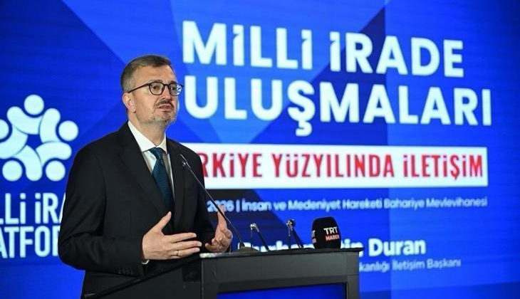 İletişim Başkanı Duran'dan 'Milli İrade Buluşmaları: Türkiye Yüzyılı'nda İletişim' programına ilişkin mesaj