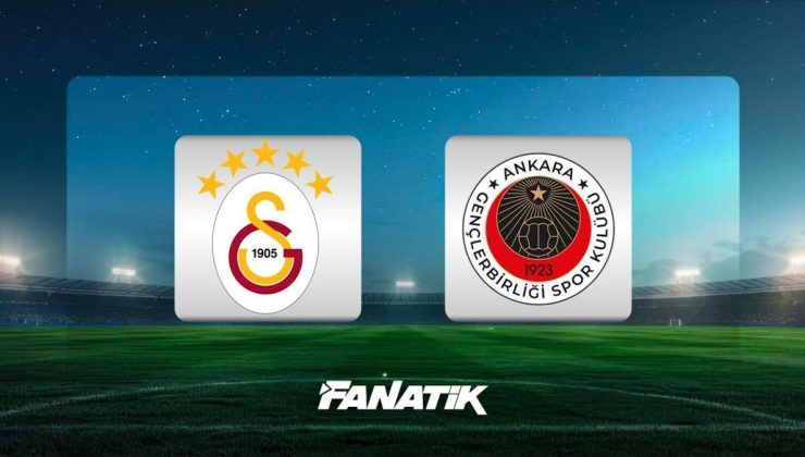 CANLI |Galatasaray – Gençlerbirliği maçı Canlı Anlatım – KGS – GB maçı kadrosu, skoru ve istatistikleri
