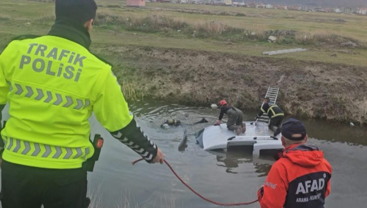 Sulama kanalında görülen araç ekipleri seferber etti! Dalgıçlar suya indi, gerçek sonradan ortaya çıktı