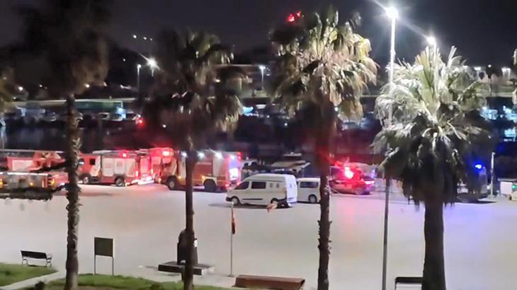 Yeşilköy'de yatta çıkan yangında 1 kişi hayatını kaybetti