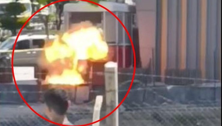 AVM önünde panik! 2 valiz fünye ile patlatıldı