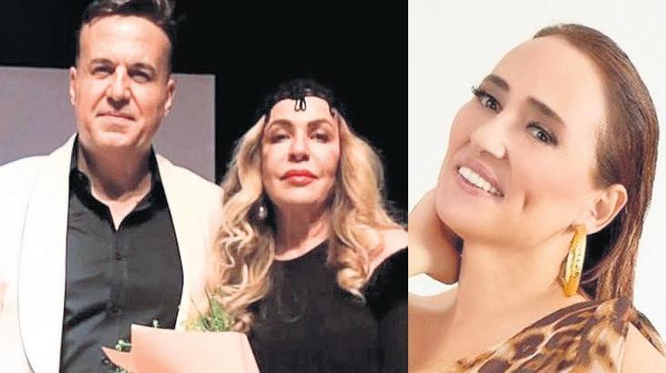 Eserleriyle sahnede anıldı