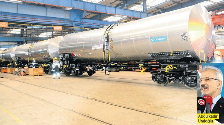 Güneş enerjisiyle tank taşıma vagonu