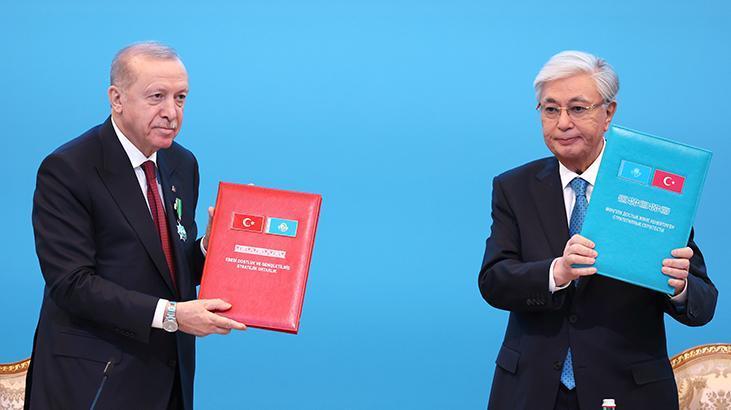 Türkiye ile Kazakistan arasında 13 anlaşma imzalandı