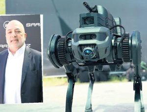 Yerli ilk silahlı robot ‘SARBOT’ görücüye çıktı
