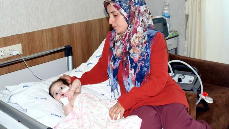 9 günlükken SMA Tip-1 teşhisi konuldu! 8 aylık Afra Sıla yaşam mücadelesini 3 cihaza bağlı sürdürüyor