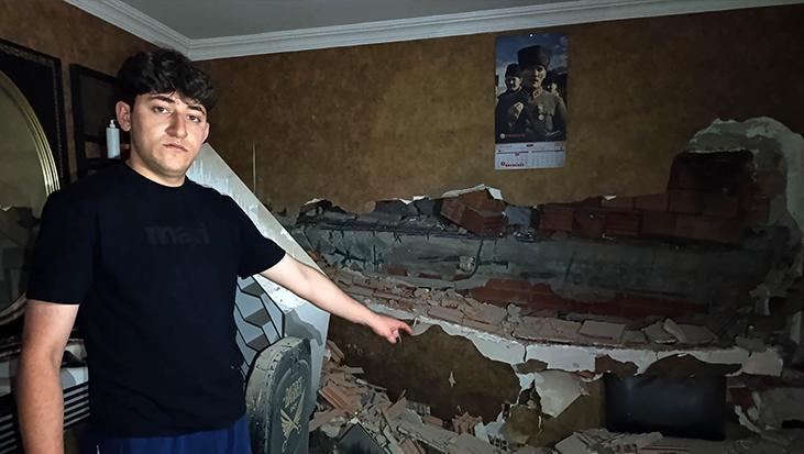 Afyonkarahisar'da yıkım kabusa döndü! Tonlarca moloz iş hanının üzerine çöktü