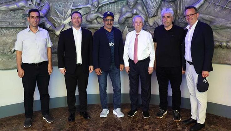 Aziz Yıldırım, Hamdi Ulukaya’yı ağırladı