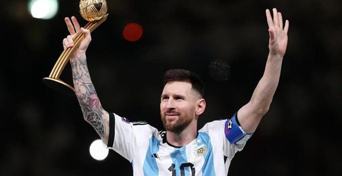 Dünya Kupası’nın iki ‘Altın Top’a sahip tek oyuncusu Messi