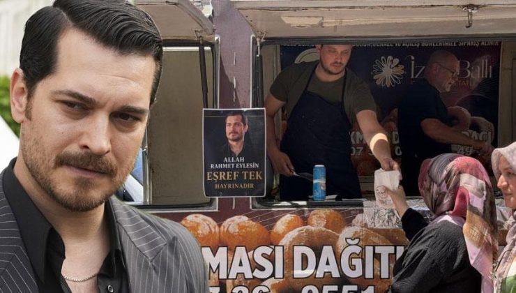 Eşref Tek ölünce hayranları lokma dağıttı: 'Allah kabul etsin'