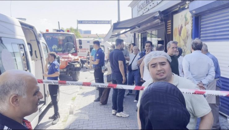 Eyüpsultan'da pastanede panik dolu anlar! İşçiler birer birer bayıldı