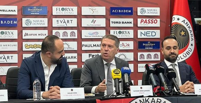 Gençlerbirliği Başkanı Arda Çakmak: Geçen sezondan yaklaşık 3 milyon Euro’luk borcumuz var