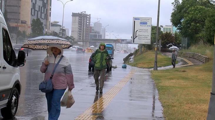 İstanbul'da sabah saatlerinde sağanak etkili oldu! 30 kentte 'sarı' kodlu uyarı