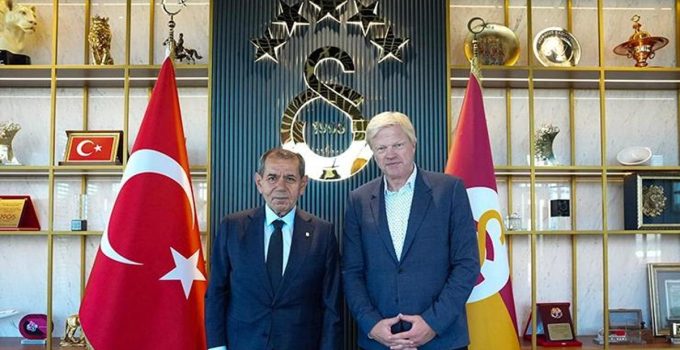 Oliver Kahn’dan Galatasaray Başkanı Dursun Özbek’e ziyaret