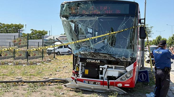 Son dakika… Ankara'da belediye otobüsü kaza yaptı! 1 can kaybı, 9 yaralı
