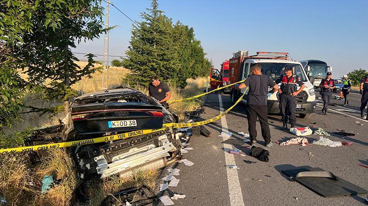 Acı yolculuk! Almanya’dan gelen ailenin otomobili takla attı: 3 ölü