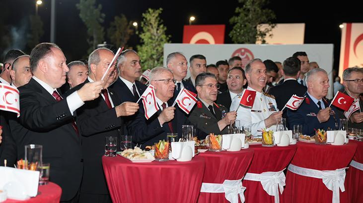 Bakan Güler, KKTC’deki resepsiyona katıldı