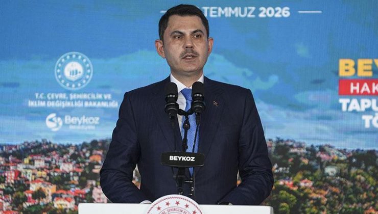 Bakan Kurum: Beykoz'da 25 mahallede bin 71 hak sahibine tapularını teslim ettik