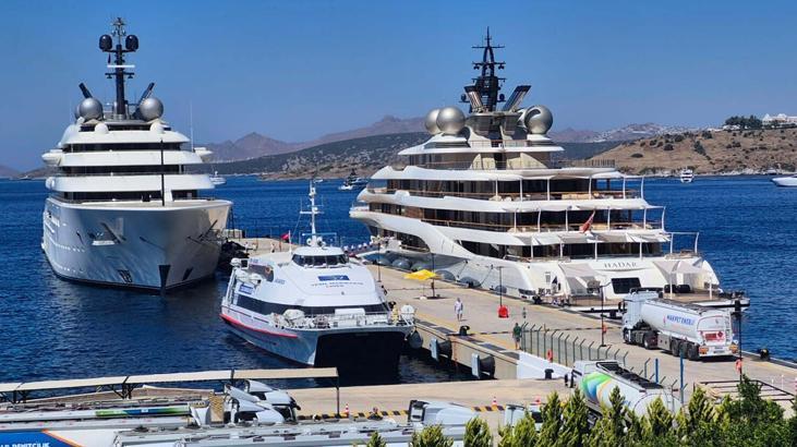 Bodrum’a servet demirledi! 21 tankerle 615 ton yakıt ikmali yapıldı