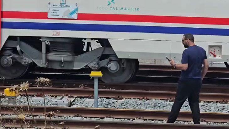 Çerkezköy’de yolcu treni raydan çıktı!