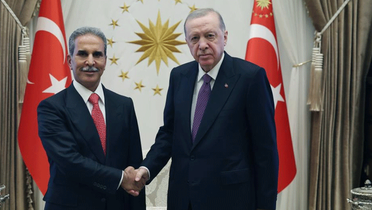 Cumhurbaşkanı Erdoğan Irak Yüksek Yargı Konseyi Başkanı Zeydan’ı kabul etti