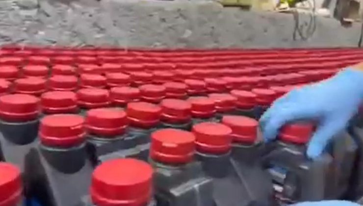 Dev akaryakıt vurgunu ortaya çıktı! Tanınmış markaların etiketleriyle piyasaya süreceklerdi