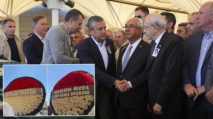 İki çelenk, tek ünvan! Olcay Baykal’ın cenazesinde Özel ile Kılıçdaroğlu yan yana geldi