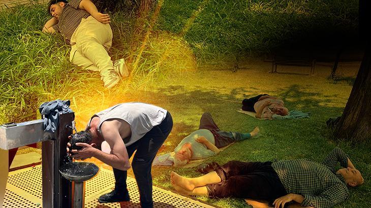 Kentte sokağa çıkan ne yapacağını şaşırdı: Burası cehennem