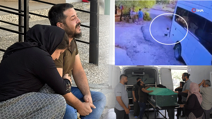 1,5 yaşındaki Yakup Emir, babasının kullandığı minibüsün altında can verdi! Cenazesini alırken fenalık geçirdiler