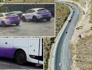 Akılalmaz olay! Araçların rengini değiştiren yol için ilginç çözüm