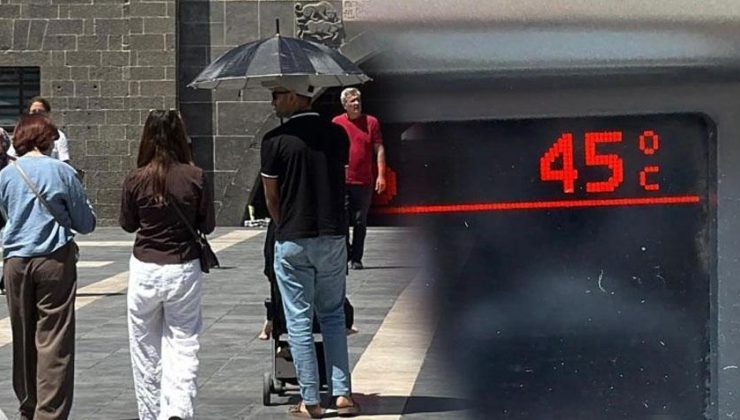 Bir kent alev alev! Termometreler 45 dereceyi gösterdi