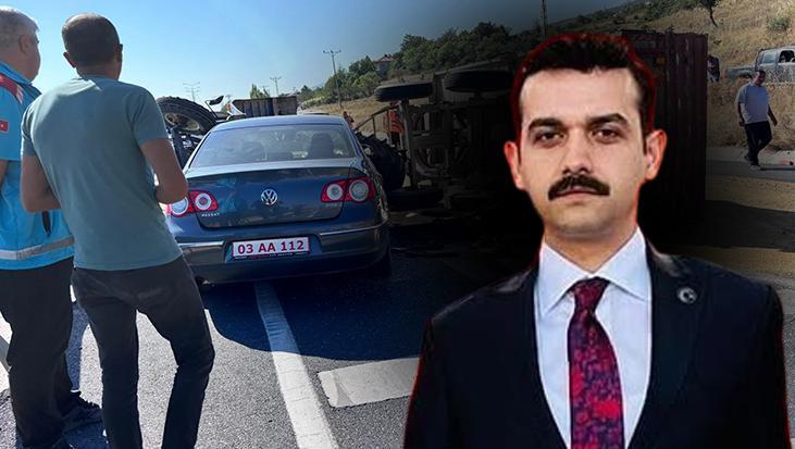 Dün görevine başlayan kaymakam ile savcı eşi kazada yaralandı