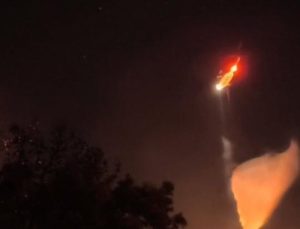 Fethiye yangınında geceye ‘Nefes’ damgası! İlk yerli yangın söndürme helikopteri sahadaydı