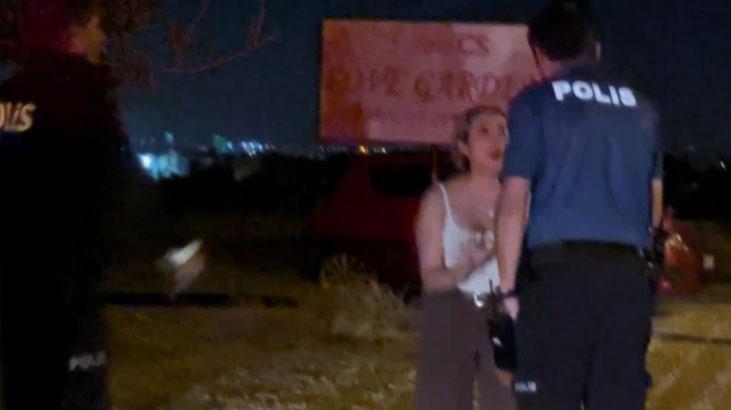 Genç kadın stüdyo bahçesinde darp edildi polisi aradı