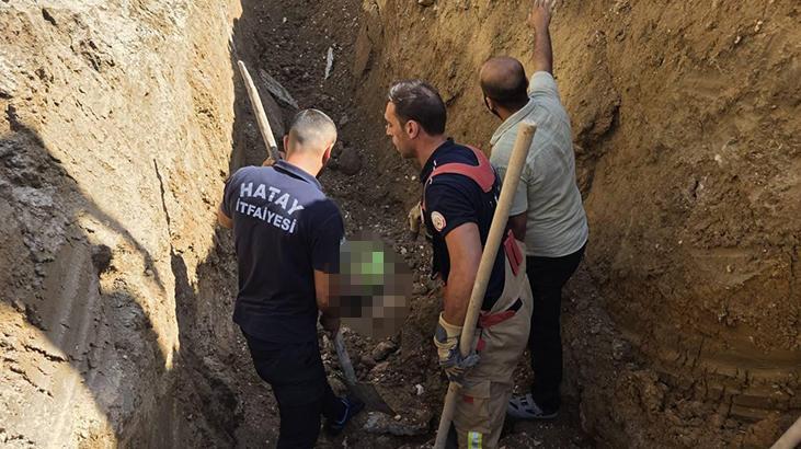Hatay’da göçük altında kalan işçi öldü