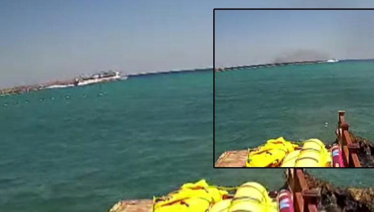 KKTC’deki gemi faciasında yeni görüntüler! Filo Jet böyle yola çıkmış