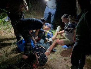 Ormana götürdükleri genci, silahla bacağından yaralayıp kaçtılar