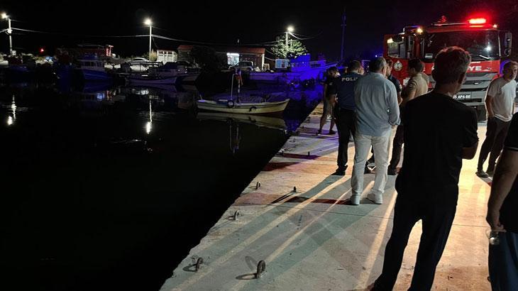 Samsun’da park halindeki otomobil denize düştü