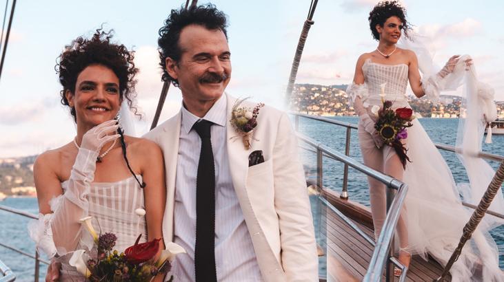 Sessiz sedasız evlenmişti! Gelinliğiyle dikkat çeken Hare Sürel nikahtan yeni kareleri paylaştı