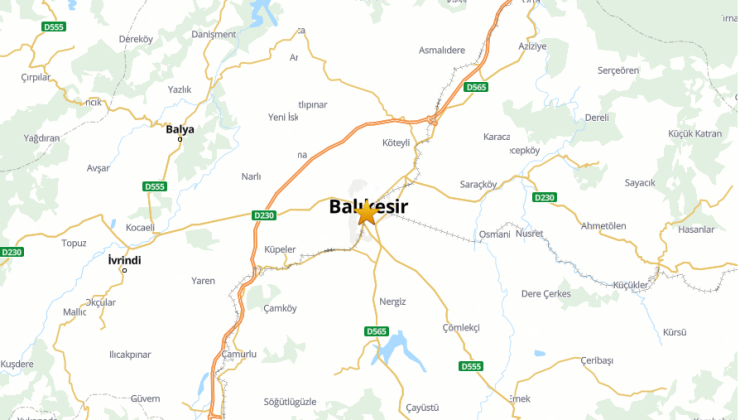 Son dakika… Balıkesir’de deprem! AFAD büyüklüğünü açıkladı