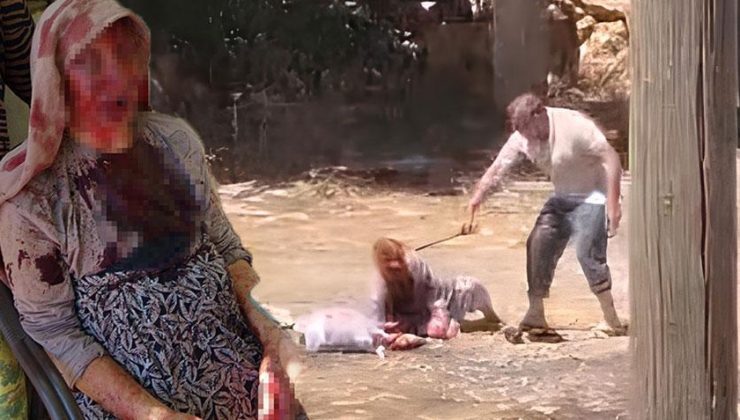 Türkiye’nin kanını donduran görüntü! Yaşlı annesini öldüresiye dövdü