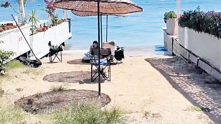 Üç adımlık halk plajı tartışması