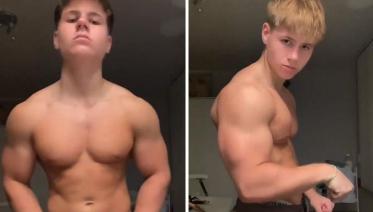 17 yaşında steroid kullanmaya başladı! 20 yaşındaki halini görenler inanamadı