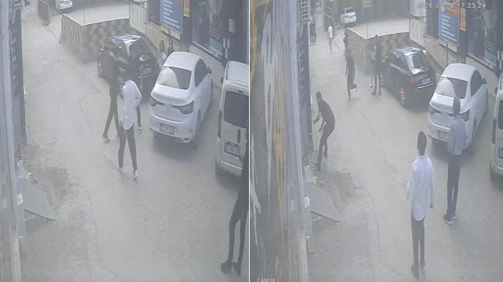 Araya giren genç bıçaklı saldırıya uğradı! Saldırgan sevgilisiyle kayıplara karıştı… Dehşet anı kamerada