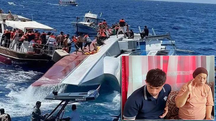 Batan gemiden sağ kurtulan kazazede annesini arayıp Biz ölüyoruz, hakkını helal et dedi