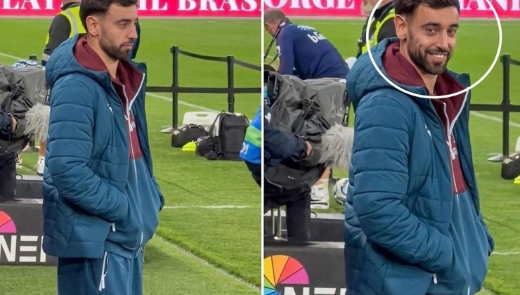 Bruno Fernandes’ten Galatasaraylıları heyecanlandıran gülümseme